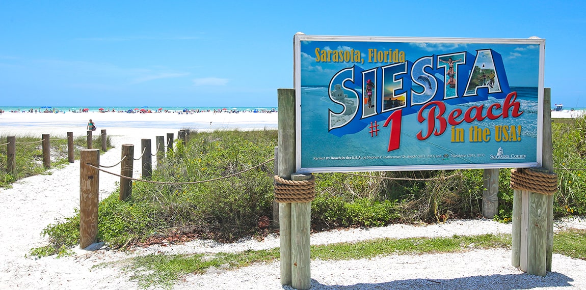 #1 Beach in the USA - Siesta Beach