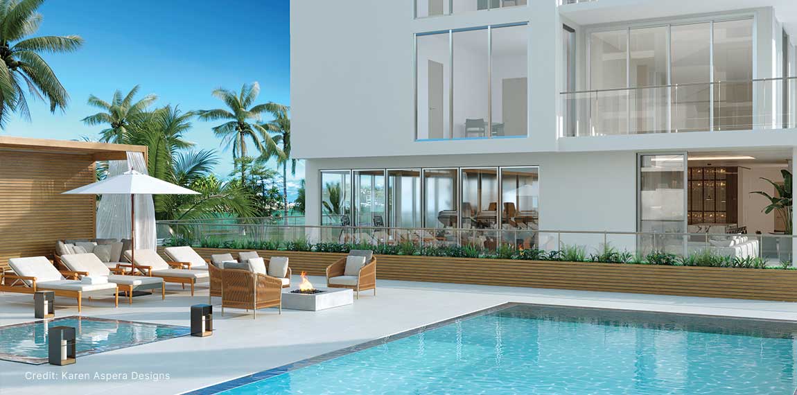 peninsula sarasota Resort-Style Pool rendering