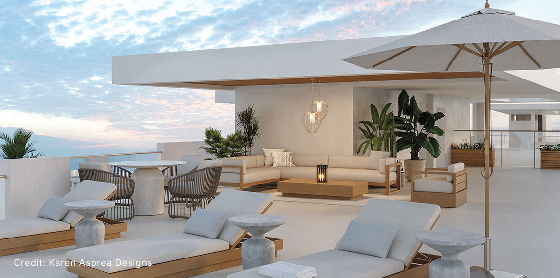 Peninsula Sarasota Penthouse - Rooftop Lounge