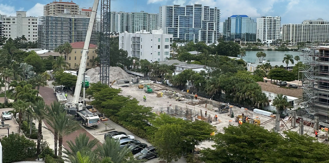 Construction Underway At Peninsula Sarasota