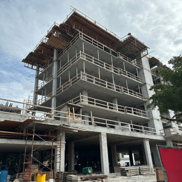 Sarasota condominium construction progress