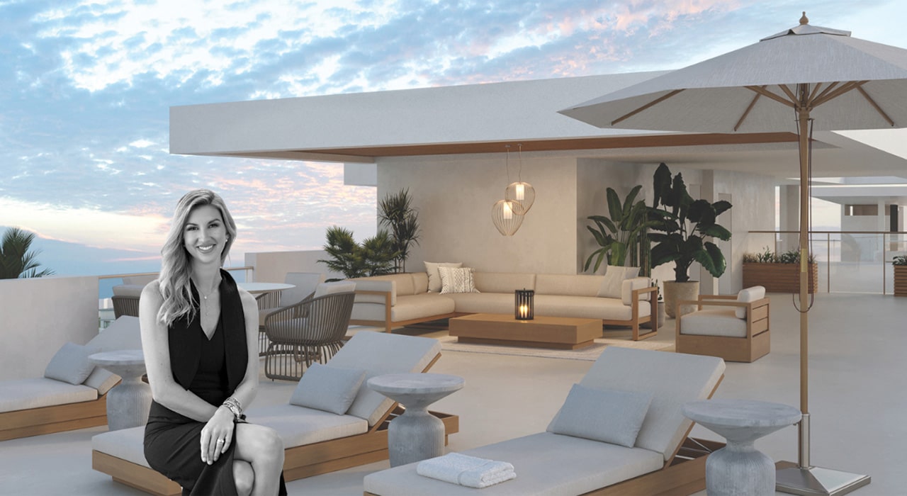 Sarasota Designer Shares Preview of Two-Story Penthouse Overlooking Waterfront Skyline