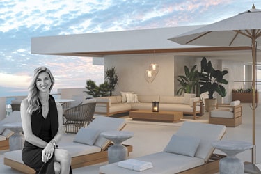 Sarasota Designer Shares Preview of Two-Story Penthouse Overlooking Waterfront Skyline